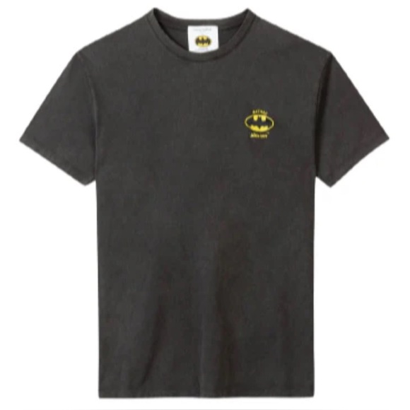 MAISON LABICHE T-SHIRT BATMAN LOGO CARBON - Picture 1 of 9